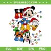 Mickey Mouse And Friends Ho Ho Ho Christmas SVG, Disney Mouse And Friends Xmas Lights SVG, Disney Ho Ho Ho DXF SVG PNG EPS
