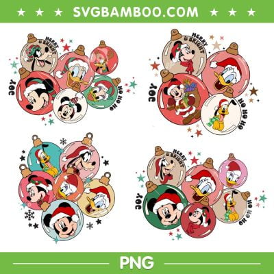 Mickey And Friends Christmas Ornament PNG, Christmas Decor Disney Mouse PNG, Merry And Bright PNG Mickey And Friends Christmas Ornament PNG, Christmas Decor Disney Mouse PNG, Merry And Bright PNG
