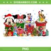 Mickey And Friends Coffee PNG, Mickey Mouse Coffee Christmas PNG, Disney Latte Coffee PNG
