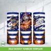 Indianapolis Colts Mascot Tumbler Wrap PNG, Colts Football Logo 20oz Skinny Tumbler Template PNG