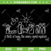 Nativity Scene Christian Christmas SVG PNG, Nativity Scene Christmas SVG, True Story Christmas DXF SVG PNG EPS