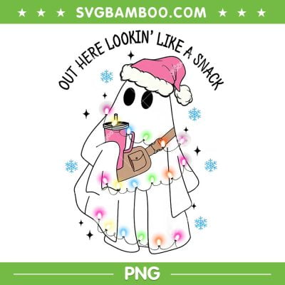 Out Here Looking Like A Snack Boo Jee PNG, Christmas Ghost Boo Jee PNG, Ghost With Santa Hat PNG Out Here Looking Like A Snack Boo Jee PNG, Christmas Ghost Boo Jee PNG, Ghost With Santa Hat PNG
