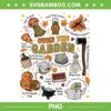 Over The Halloween Garden Wall PNG, Pumpkin Fall Thanksgiving PNG, Over The Garden PNG