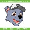 PAW Patrol Rocky Head SVG PNG, Funny Rocky Dogs Face SVG, Rocky Head Paw Patrol DXF SVG PNG EPS