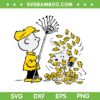 Peanuts Charlie Brown Snoopy Fall Leaves SVG, Snoopy And Charlie Brown Fall SVG, Fall Snoopy DXF SVG PNG EPS