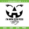 Peter Pumpkin Eater Wife Halloween SVG, I'm With Peter Peter SVG, Peter Pumpkin Scary DXF SVG PNG EPS