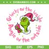 Pink Grinch On The Inside Bougie On The Out Side SVG, Merry Grinchmas Pink SVG, Pink Christmas DXF SVG PNG EPS Pink Grinch On The Inside Bougie On The Out Side SVG, Merry Grinchmas Pink SVG, Pink Christmas DXF SVG PNG EPS