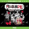RBD Rebelde Tour 2023 PNG, Hot Concert Rebelde PNG, Rebelde Logo Tour PNG
