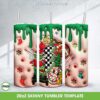 Retro The Grinch Characters Tumbler Wrap PNG, 3D Inflated Grinch Christmas 20oz Skinny Tumbler Template PNG Retro The Grinch Characters Tumbler Wrap PNG, 3D Inflated Grinch Christmas 20oz Skinny Tumbler Template PNG