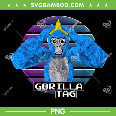 Retro Gorilla Tag PNG, Gorilla Tag Monke Boys PNG, Gorilla Tag Character PNG