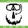 Scuba Diving Pumpkin Face SVG PNG, Scuba Diver Halloween SVG, Skull Diver DXF SVG PNG EPS Scuba Diving Pumpkin Face SVG PNG, Scuba Diver Halloween SVG, Skull Diver DXF SVG PNG EPS