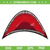 Shark Mouth Graphic SVG PNG, Shark Teeth SVG, Shark With Open Mouth DXF SVG PNG EPS