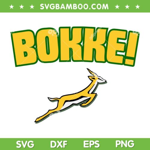 South African Rugby SVG PNG, Bokke South Africa Rugby Flag SVG, South Africa Logo DXF SVG PNG EPS