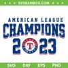 Texas Rangers Champions 2023 SVG PNG, World Series 2023 Rangers SVG, American League Champions 2023 DXF SVG PNG EPS Texas Rangers Champions 2023 SVG PNG, World Series 2023 Rangers SVG, American League Champions 2023 DXF SVG PNG EPS