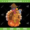 Thanksgiving Turkey Gamer SVG PNG, Funny Turkey Video Game SVG, Turkey Gamer And Pumpkin DXF SVG PNG EPS