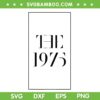 The 1975 Black Tour SVG PNG, Indie Rock SVG, The 1975 2023 Music Tour DXF SVG PNG EPS