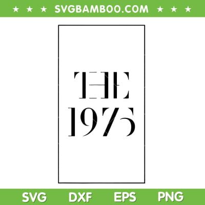 The 1975 Black Tour SVG PNG, Indie Rock SVG, The 1975 2023 Music Tour DXF SVG PNG EPS