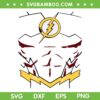 The Flash Costume SVG PNG, Marvel Avengers The Flash SVG, The Flash Halloween DXF SVG PNG EPS
