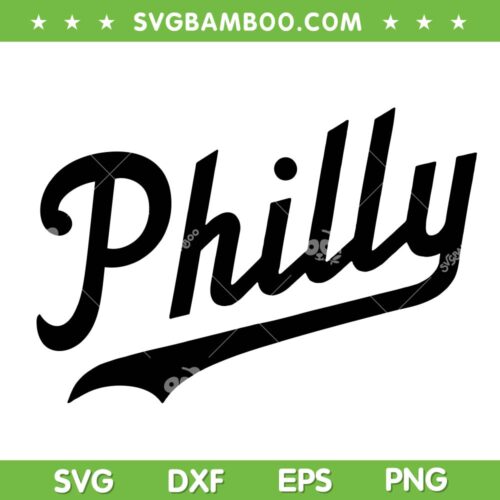 Vintage Distressed Philly SVG PNG, Philly Philadelphia Logo SVG, Philly Football DXF SVG PNG EPS