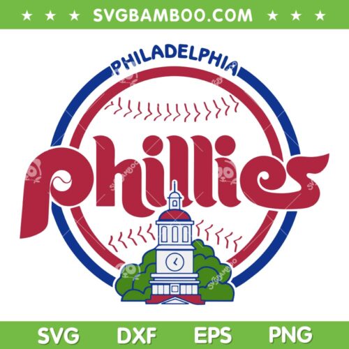 Vintage Philly Ring The Bell SVG PNG, Philadelphia Baseball Merry Christmas SVG, Christmas Baseball DXF SVG PNG EPS
