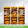 Washington Commanders Mascot Tumbler Wrap PNG, Commanders Football 20oz Skinny Tumbler Template PNG