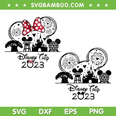 World Trip 2023 Magical Kingdom SVG PNG, Disney Trip 2023 SVG, Family Trip DXF SVG PNG EPS