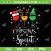 Christmas Wine Santa Reindeer Elf SVG PNG, Christmas Spirit SVG, Christmas Wine Glass DXF SVG PNG EPS Christmas Wine Santa Reindeer Elf SVG PNG, Christmas Spirit SVG, Christmas Wine Glass DXF SVG PNG EPS