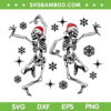 Christmas Dancing Skeleton SVG PNG, Skeleton Santa Hat SVG, Skull Christmas DXF SVG PNG EPS Christmas Dancing Skeleton SVG PNG, Skeleton Santa Hat SVG, Skull Christmas DXF SVG PNG EPS