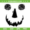 Funny Cheer Pumpkin SVG PNG, Cheerleader Halloween Face SVG, Scary Halloween Pumpkin Face DXF SVG PNG EPS Funny Cheer Pumpkin SVG PNG, Cheerleader Halloween Face SVG, Scary Halloween Pumpkin Face DXF SVG PNG EPS