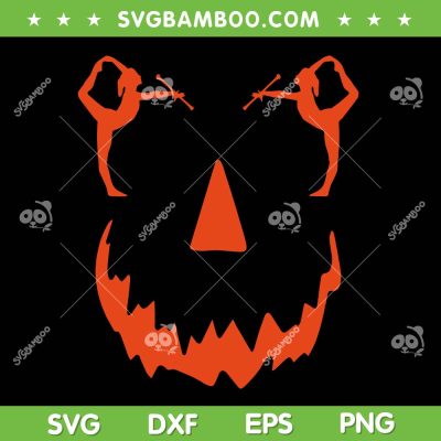 Pumpkin Baton Twirler Halloween SVG PNG, Scary Pumpkin Face SVG, Evil Halloween Pumpkin Face DXF SVG PNG EPS Pumpkin Baton Twirler Halloween SVG PNG, Scary Pumpkin Face SVG, Evil Halloween Pumpkin Face DXF SVG PNG EPS