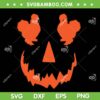 Silkie Chicken Halloween SVG PNG, Pumpkin Face Chicken Eye SVG, Cute Pumpkin Face DXF SVG PNG EPS