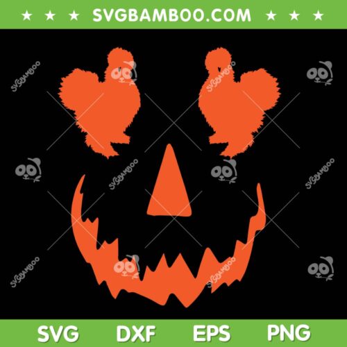 Silkie Chicken Halloween SVG PNG, Pumpkin Face Chicken Eye SVG, Cute Pumpkin Face DXF SVG PNG EPS