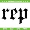 Rep Expression SVG PNG, REP Logo SVG, Reputation Taylor Swift DXF SVG PNG EPS
