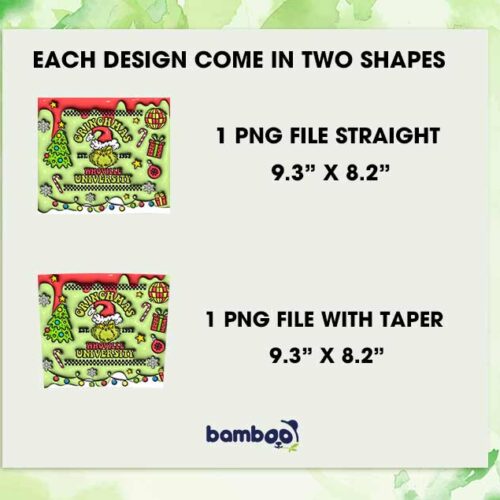3D Inflated Grinch Whoville University Tumbler Wrap PNG, Grinch Santa Christmas 20oz Skinny Tumbler Template PNG 3D Inflated Grinch Whoville University Tumbler Wrap PNG, Grinch Santa Christmas 20oz Skinny Tumbler Template PNG