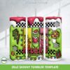 3D Inflated Retro Grinch Whoville Tumbler Wrap PNG, Merry Christmas Grinch Pink 20oz Skinny Tumbler Template PNG 3D Inflated Retro Grinch Whoville Tumbler Wrap PNG, Merry Christmas Grinch Pink 20oz Skinny Tumbler Template PNG