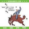 Bad Bunny Tour 2024 Cover SVG PNG, Nadie Sabe Lo Que Va A Pasar Manana SVG, Benito Riding Horse DXF SVG PNG EPS