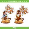 Bluey Dad Mom Thanksgiving PNG, Bluey Family Thanksgiving PNG, Bluey Happy Thanksgiving PNG