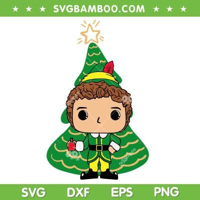 Chibi Buddy Elf SVG PNG, Baby Elf In Christmas Tree SVG, Buddy The Elf Christmas DXF SVG PNG EPS Chibi Buddy Elf SVG PNG, Baby Elf In Christmas Tree SVG, Buddy The Elf Christmas DXF SVG PNG EPS