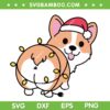 Christmas Corgi SVG PNG, Corgi Dog Christmas Lights SVG, Animal Christmas DXF SVG PNG EPS Christmas Corgi SVG PNG, Corgi Dog Christmas Lights SVG, Animal Christmas DXF SVG PNG EPS