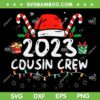 Christmas Cousin Crew SVG PNG, Santa Hat Family Christmas SVG, Cousin Crew Christmas Lights DXF SVG PNG EPS Christmas Cousin Crew SVG PNG, Santa Hat Family Christmas SVG, Cousin Crew Christmas Lights DXF SVG PNG EPS