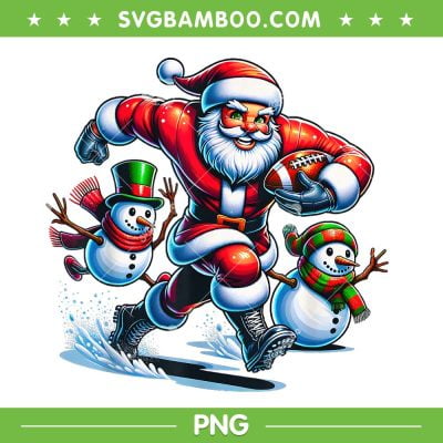 Christmas Football Santa PNG, Santa Snowman Playing Football PNG, Football With Santa PNG Christmas Football Santa PNG, Santa Snowman Playing Football PNG, Football With Santa PNG