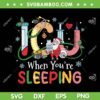 Christmas ICU Nurse Crew SVG PNG, Santa ICU When You're Sleeping SVG, Santa Nurse Christmas DXF SVG PNG EPS