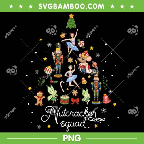 Christmas Tree Nutcracker Squad PNG, Nutcracker Ballet Dance PNG, Nutcracker Tree PNG