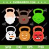 Christmas Workout SVG Bundle, Funny Gymer Christmas SVG Bundle, Merry Liftmas DXF SVG PNG EPS