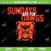 Cleveland Sundays For Dawgs SVG PNG, Cleveland Browns SVG, Cleveland Football DXF SVG PNG EPS