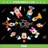 Disney Mickey And Friends 100 Years Of Wonder PNG, Mickey Minnie Donald Goofy PNG, Disney 100 Years Of Wonder PNG