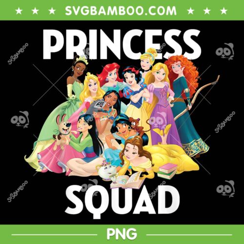 Disney Princess Squad PNG, Squad Goals Princess PNG, Princess Squadgoals PNG