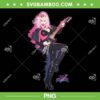 Dolly Parton Rockstar On Fire PNG, Dolly Parton Guitar PNG, Country Music Star PNG