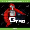 Funny Gorilla Monke Tag PNG, VR Game Gorilla Tag PNG, Tooelite G Tag PNG