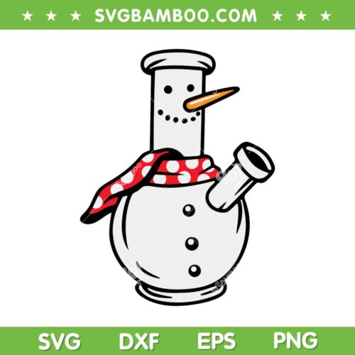 Funny Snowman Cannabis SVG PNG, 420 Weed Christmas SVG, Snowman Weed DXF SVG PNG EPS